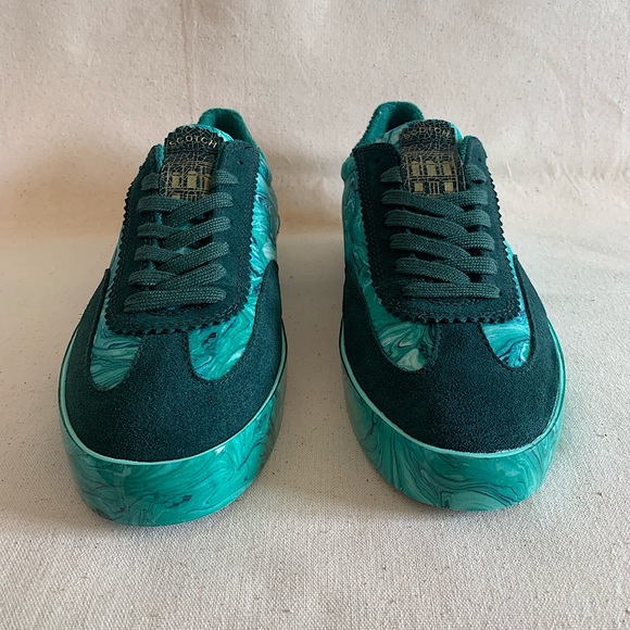 Scotch & Soda Marble Green Sneakers - Picture 2 of 10